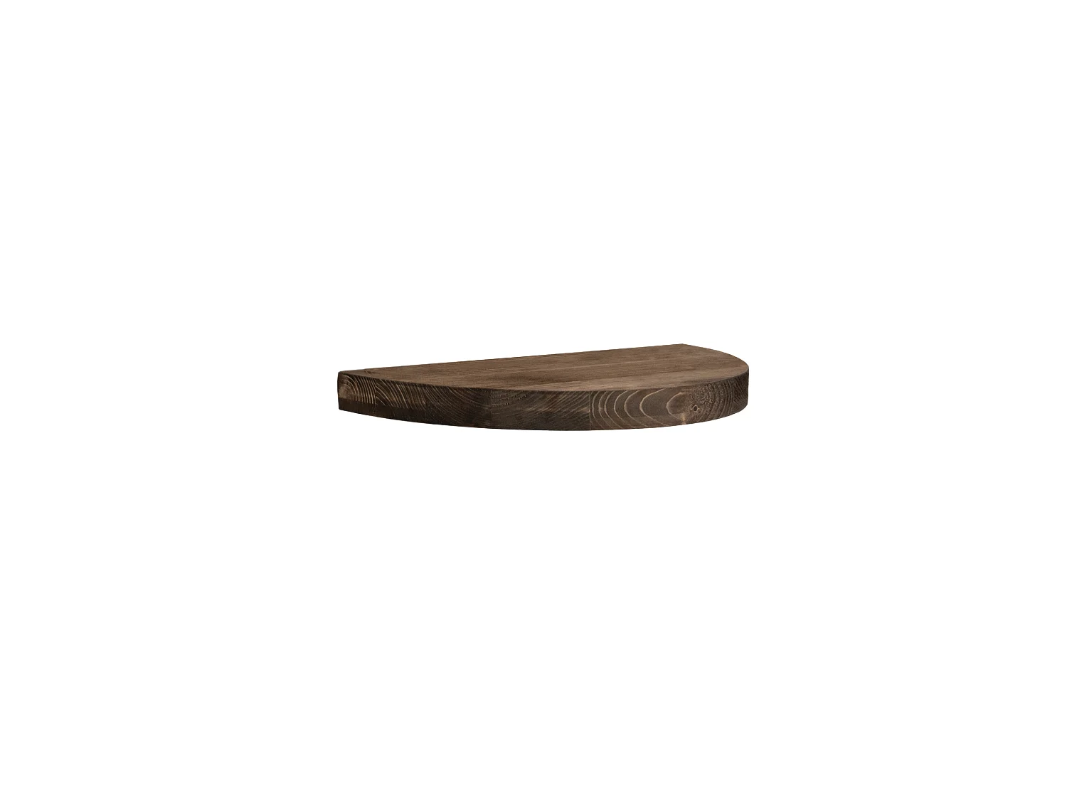 Mesita de noche de pared de madera de abeto Decowood en color nogal de 40x3,2cm - TOKYO - DECOWOOD