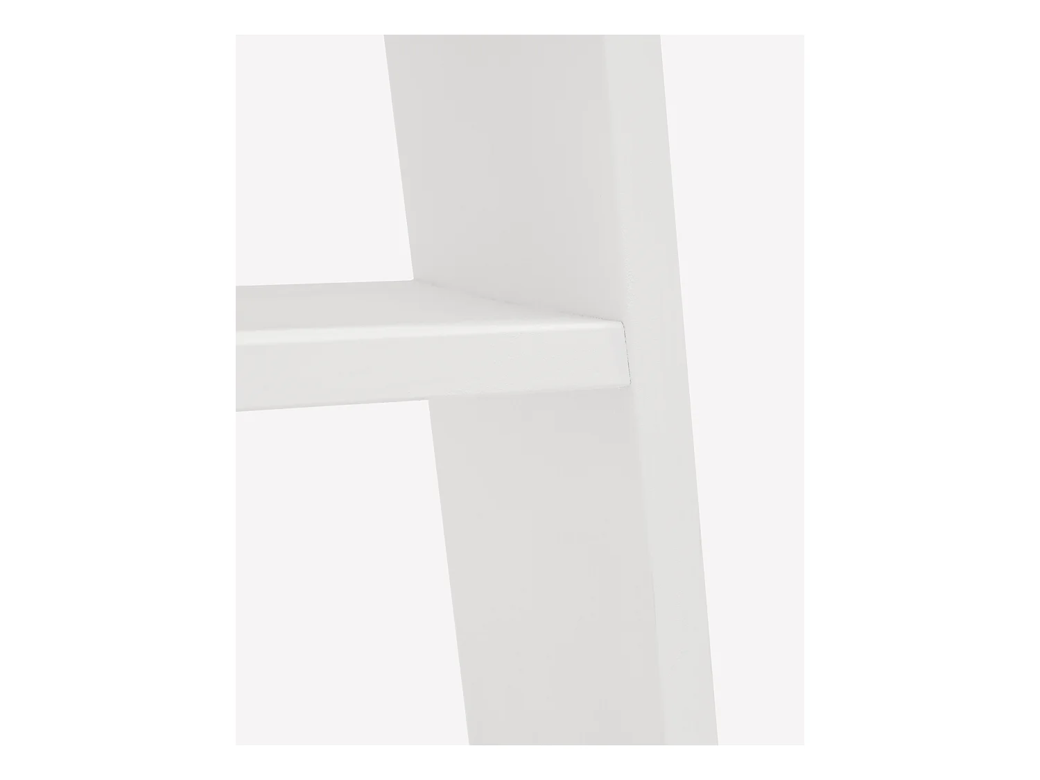 Mesita de noche de madera maciza en tono blanco 20x60cm - ARITZ - DECOWOOD