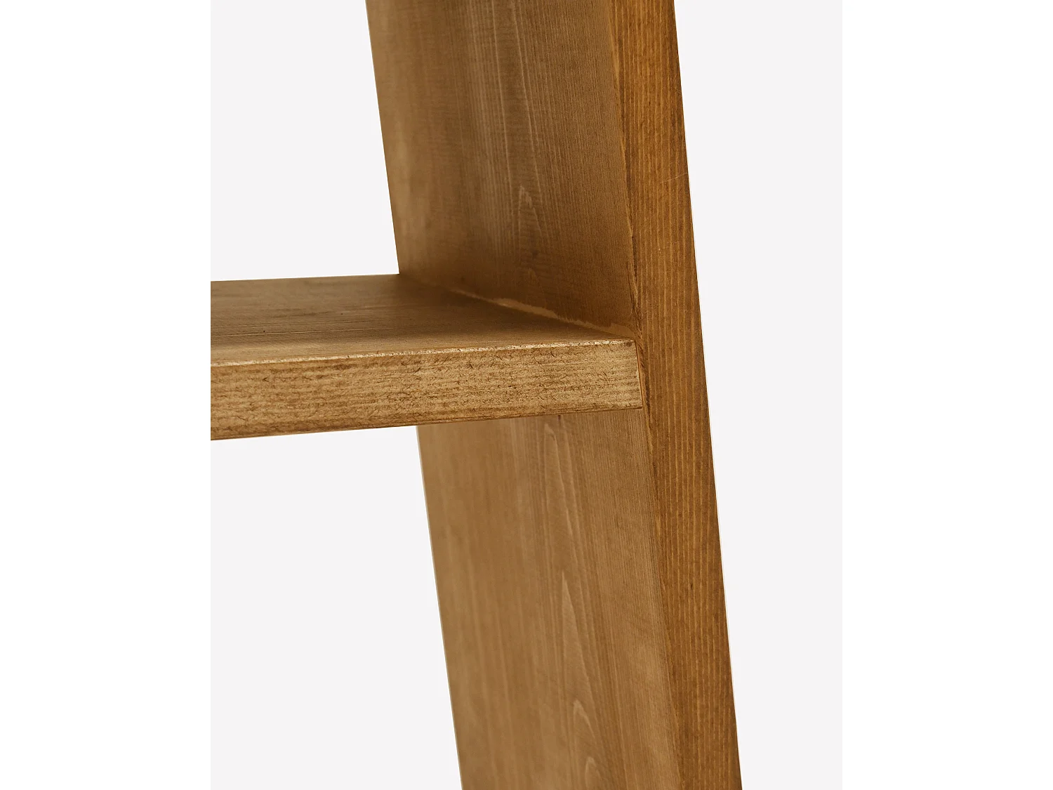 Tavolino in legno massiccio in tono rovere scuro 20x60cm - ARITZ - DECOWOOD