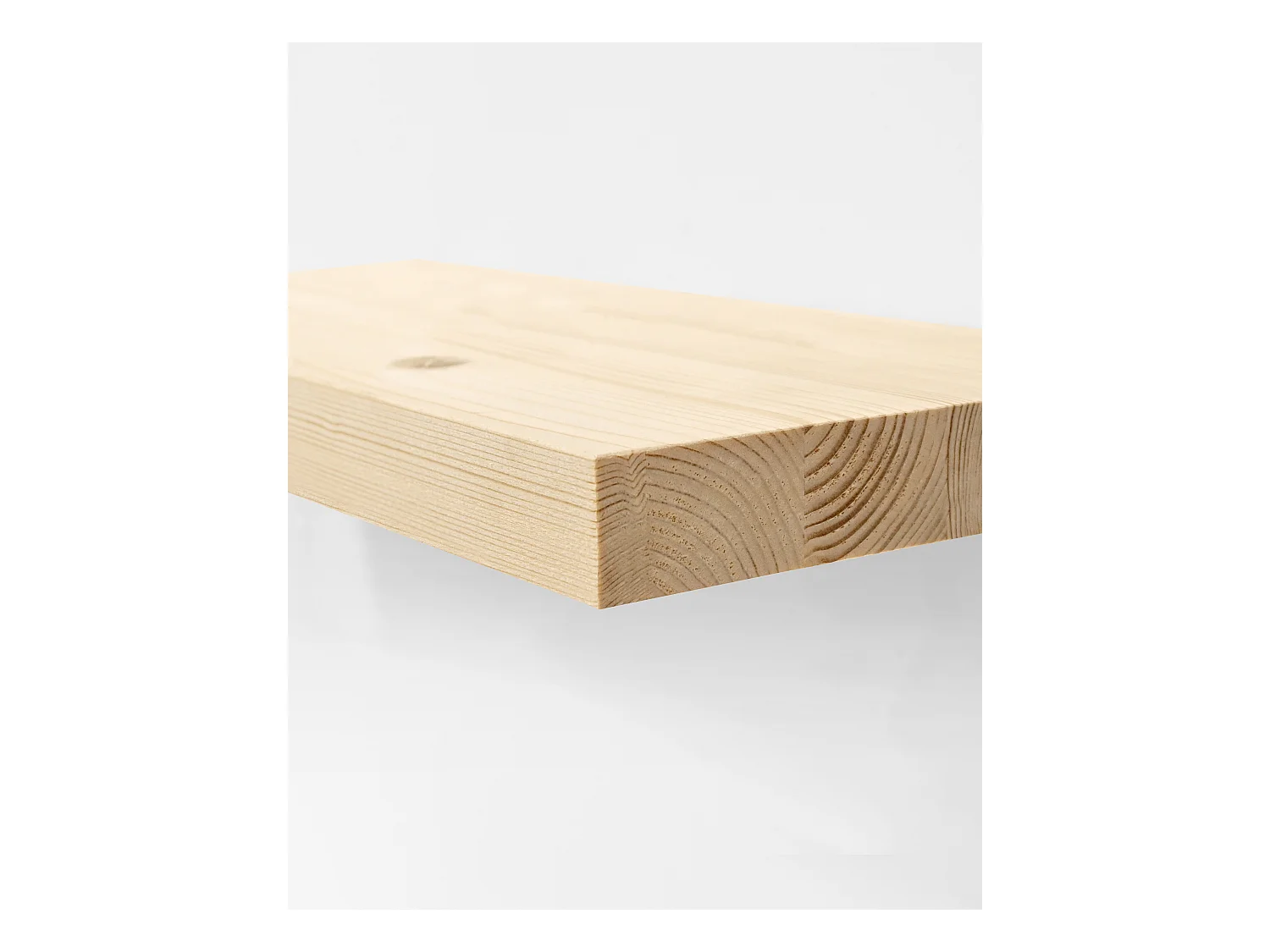 Comodino in legno massello in tono naturale 45x3,2cm - HAK - DECOWOOD
