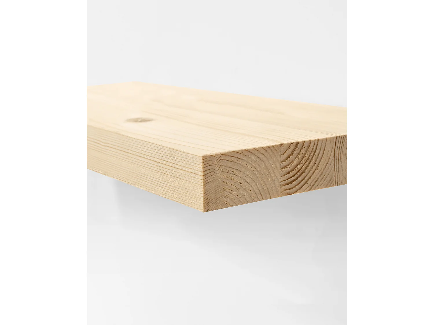 Table de chevet en bois de sapin naturelle 45x3,2cm - HAK - DECOWOOD