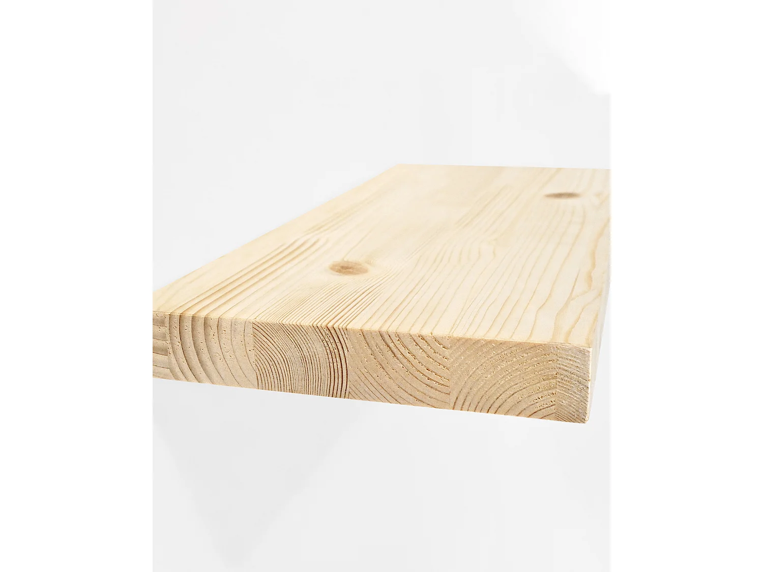 Table de chevet en bois de sapin naturelle 45x3,2cm - HAK - DECOWOOD