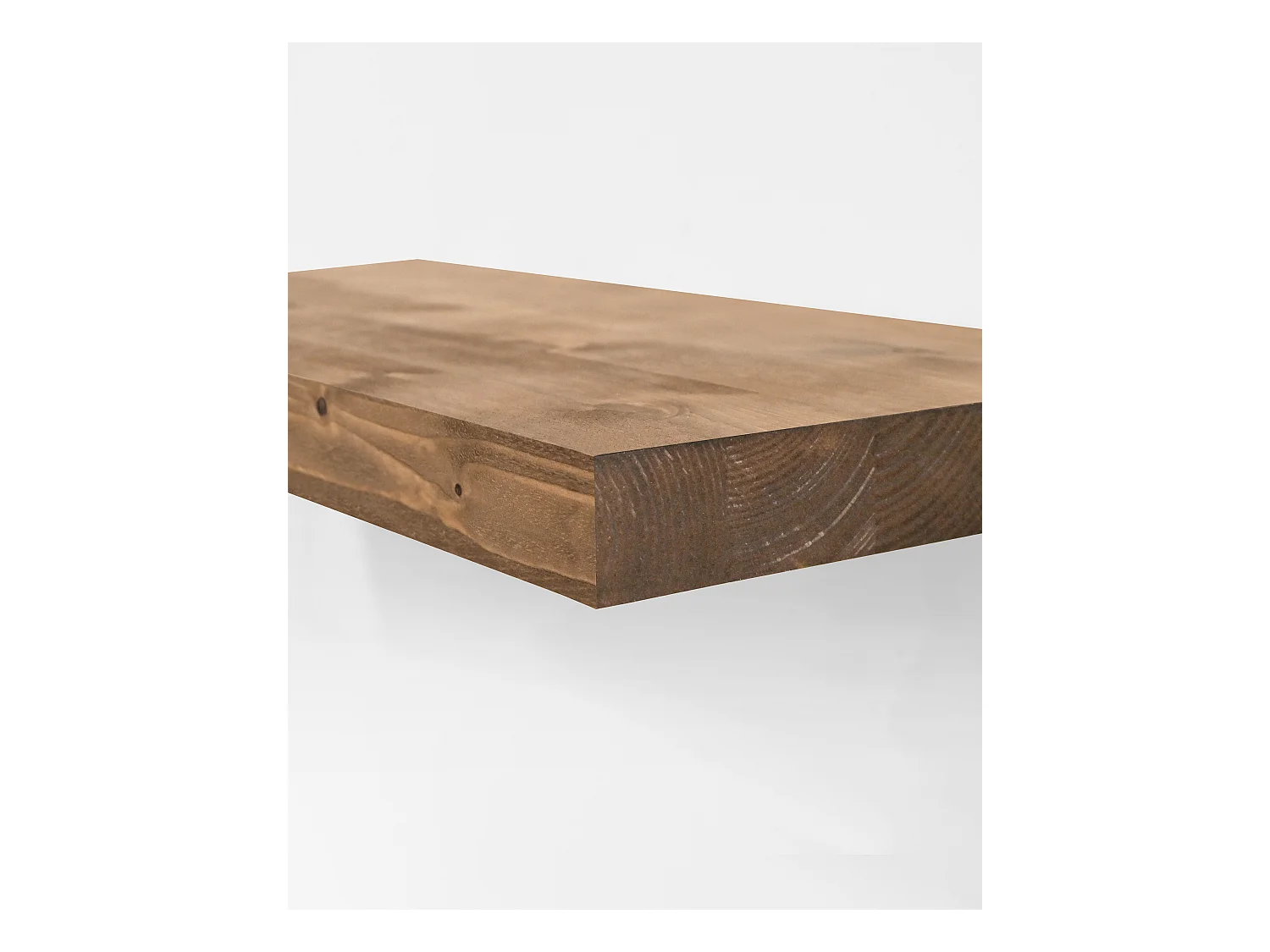 Mesita de noche de pared de madera de abeto Decowood en color roble oscuro de 45x3,2cm - HAK - DECOWOOD