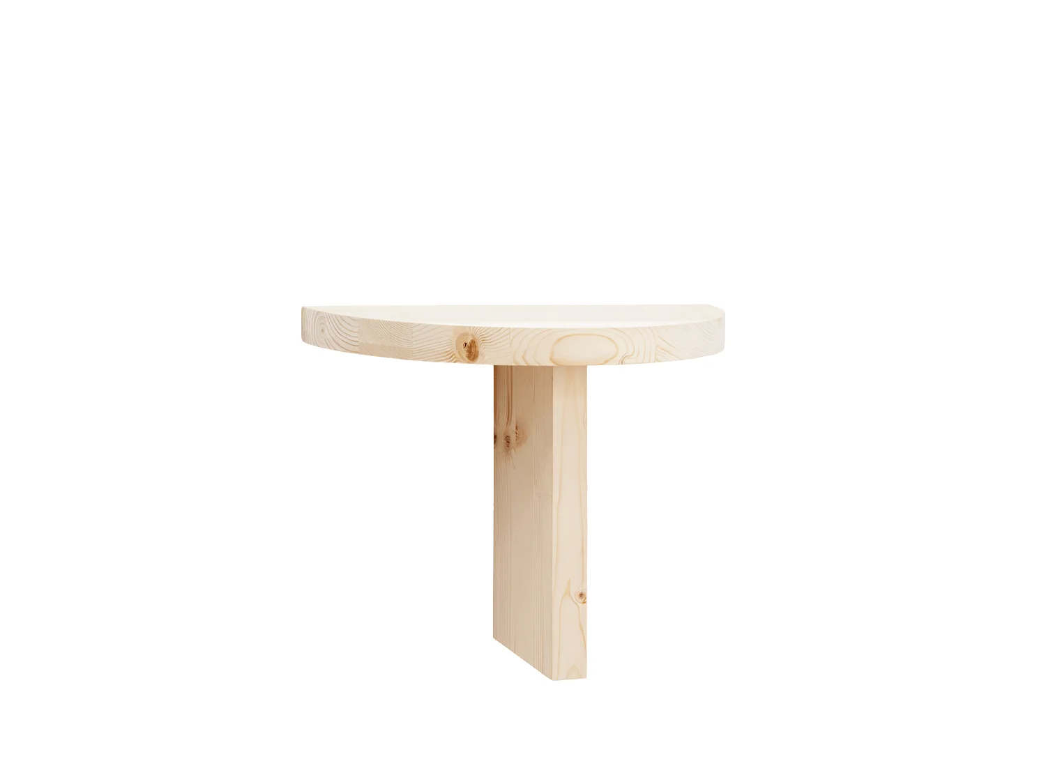 Table de chevet flottante en bois de sapin naturel 27x40cm - TOKYO - DECOWOOD