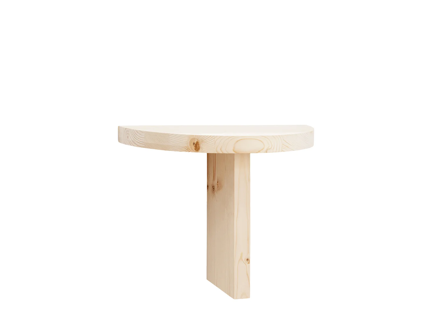 Table de chevet flottante en bois de sapin naturel 27x40cm - TOKYO - DECOWOOD