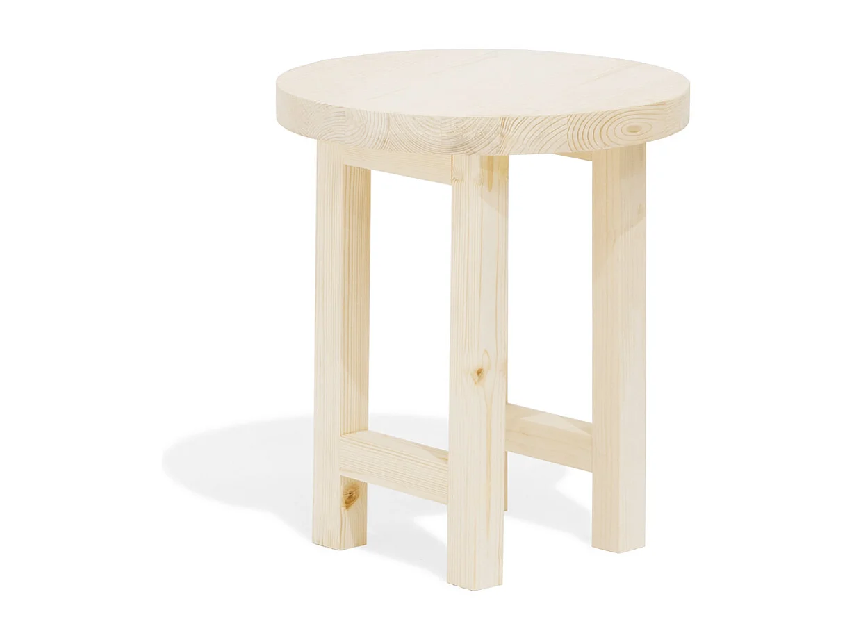 Table de chevet en bois de sapin naturel 35x40cm - OLIVIA - DECOWOOD