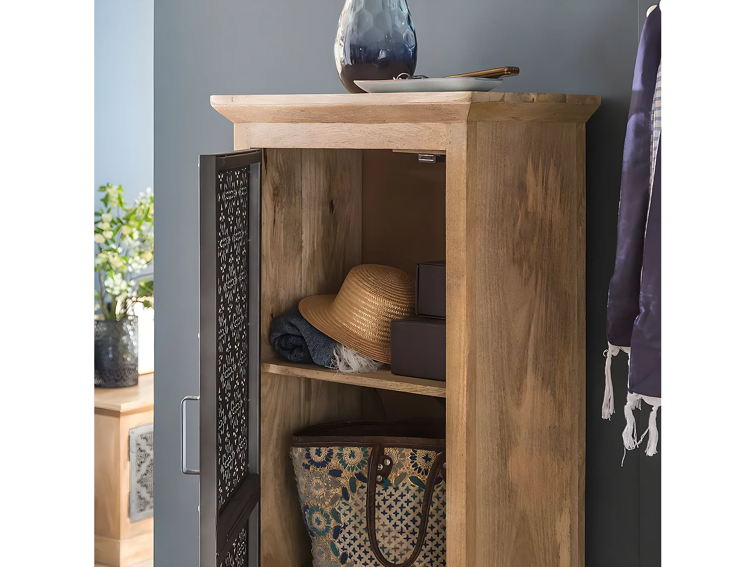 Meuble de rangement en bois de manguier Sahara