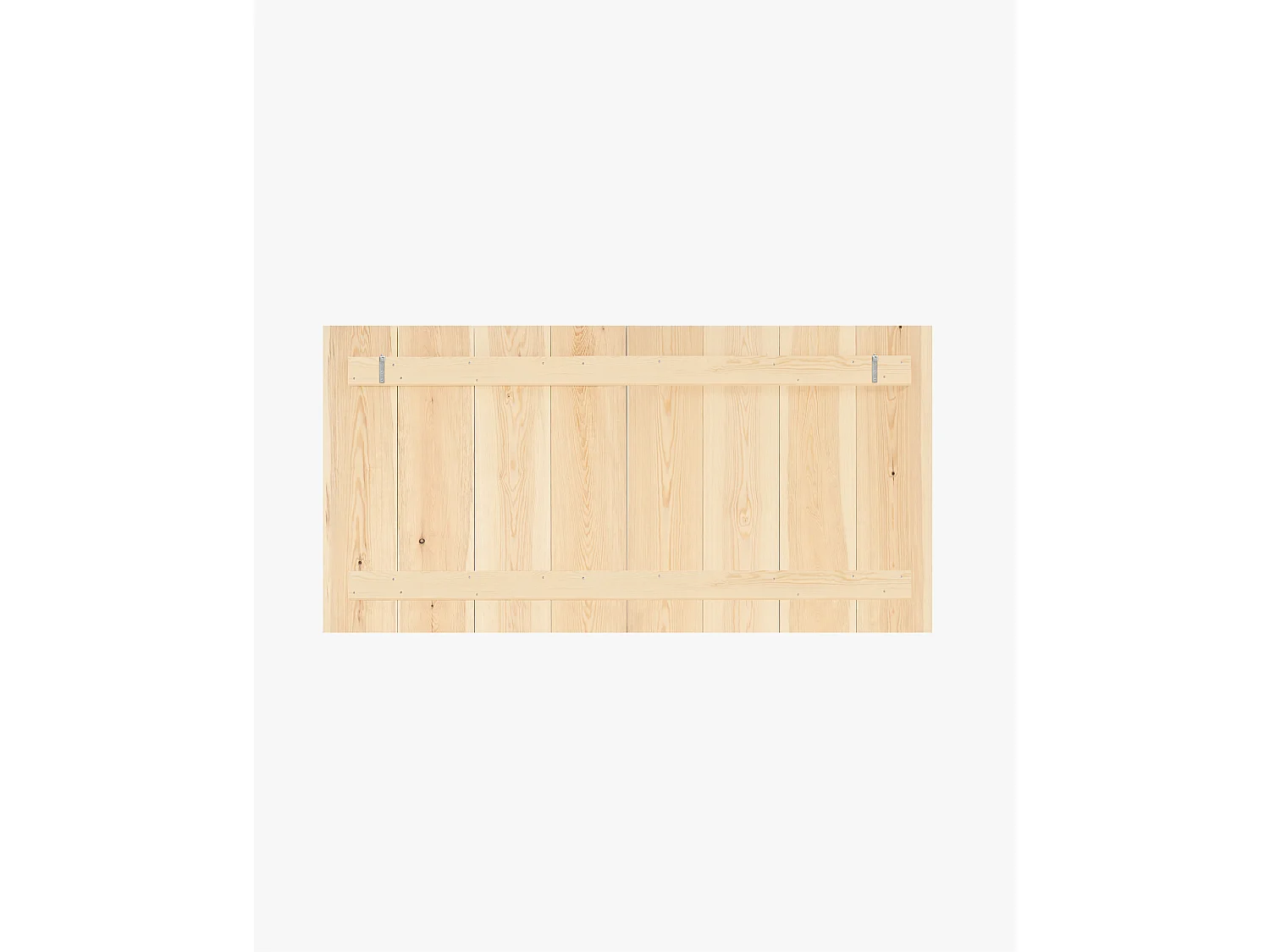 Tête de lit en bois de pin blanc 120x60cm - FLANDES - DECOWOOD