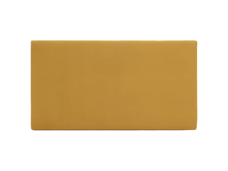 Tête de lit en coton moutarde 135x80cm - OSLO - DECOWOOD