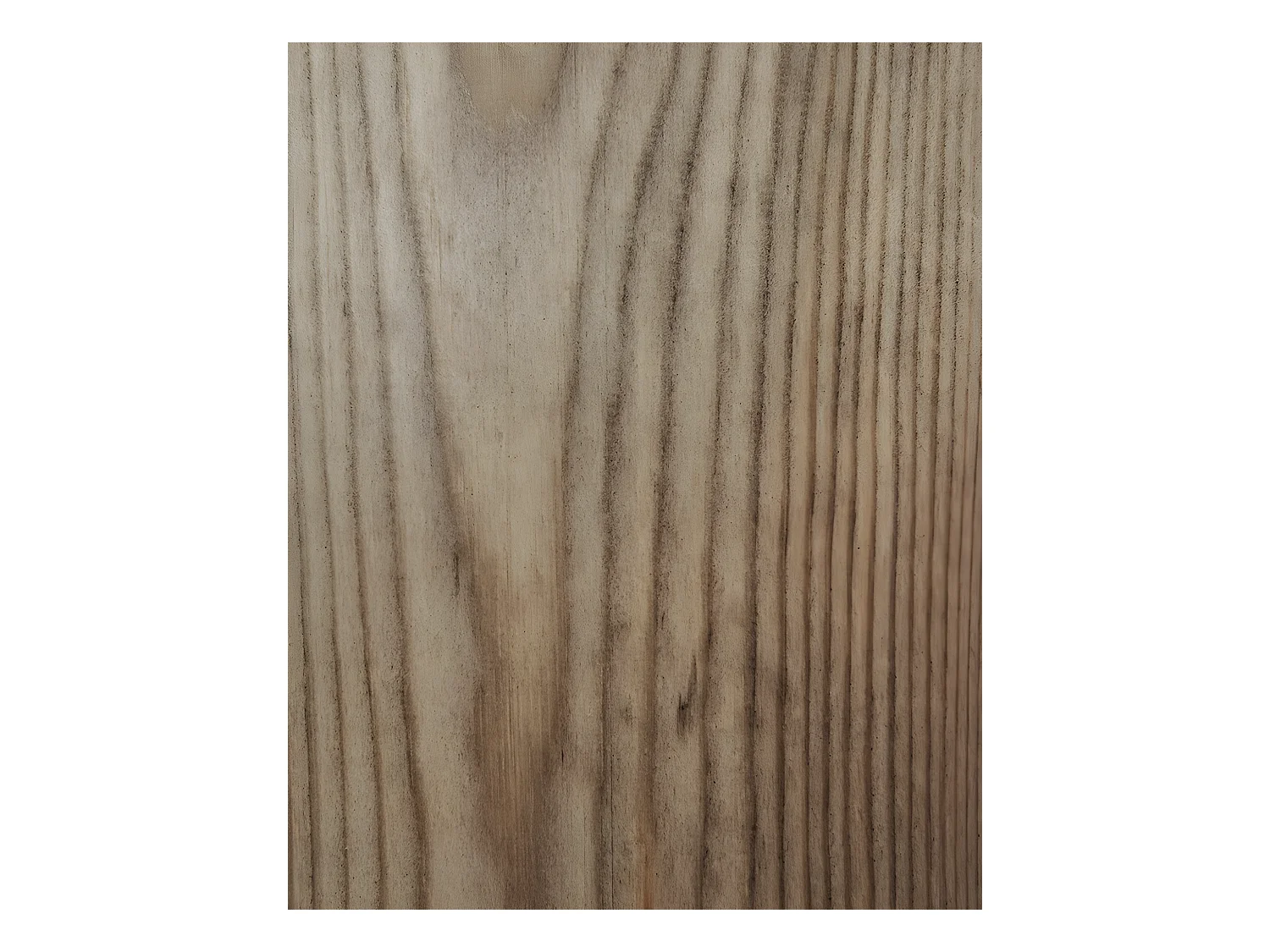 Tête de lit en bois de pin et raphia vieilli 105x80cm - OLIVIA - DECOWOOD