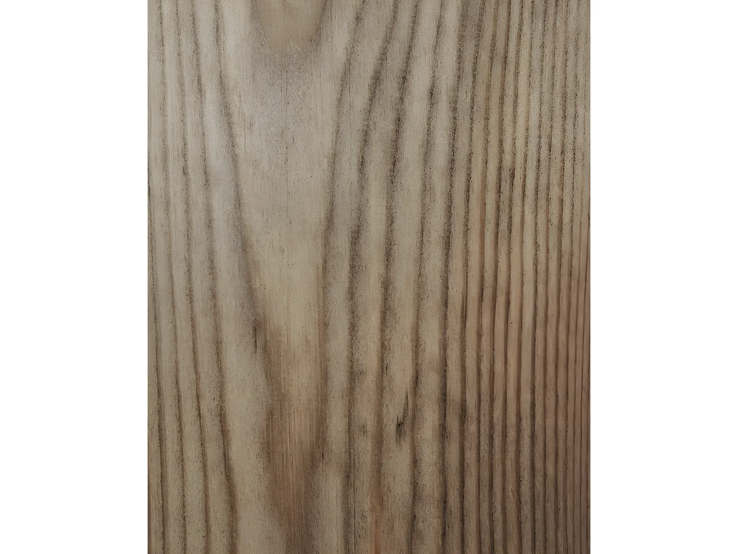 Tête de lit en bois de pin et raphia vieilli 105x80cm - OLIVIA - DECOWOOD