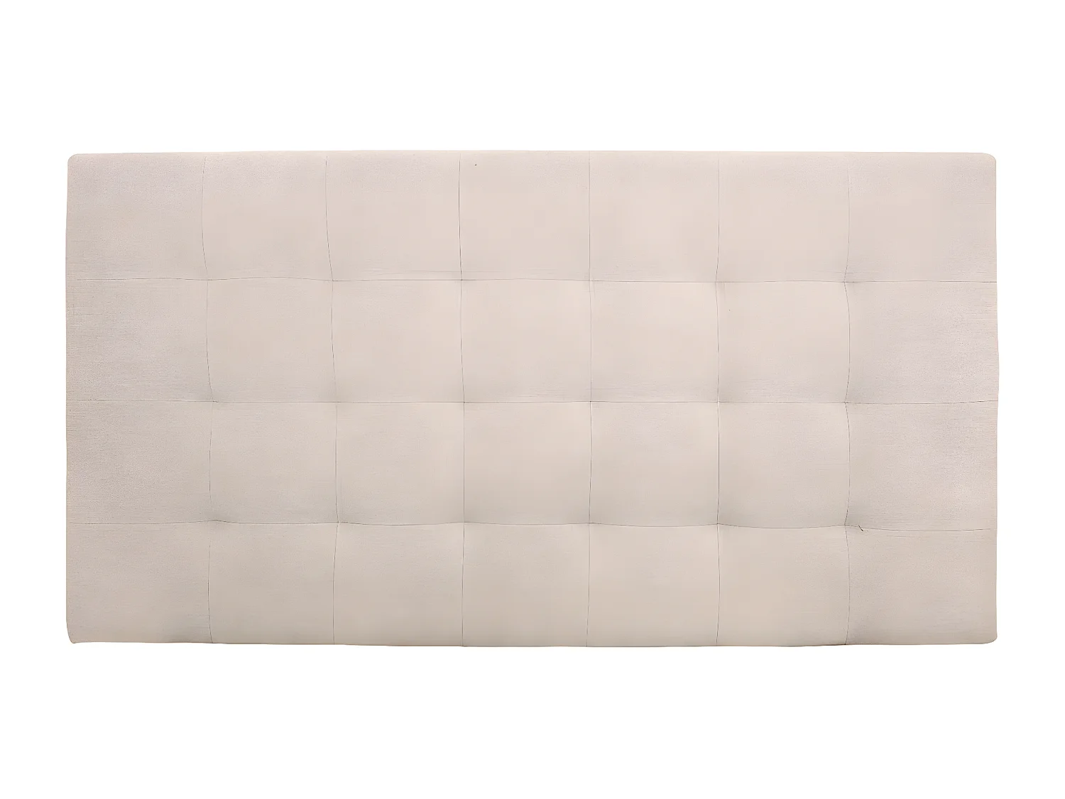 Tête de lit polyester capitonnée beige 200x80cm - ALAN - DECOWOOD