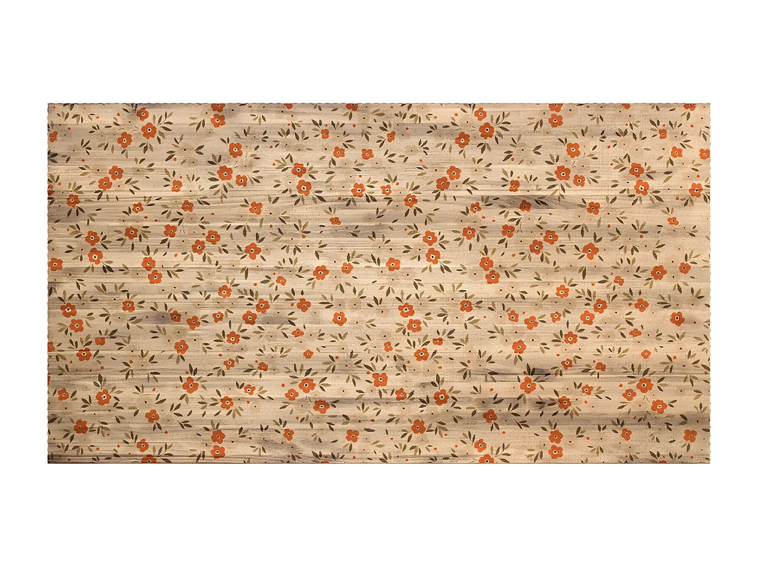 Cabecero de cama de madera envejecido 160x80cm - OLIVIA - DECOWOOD