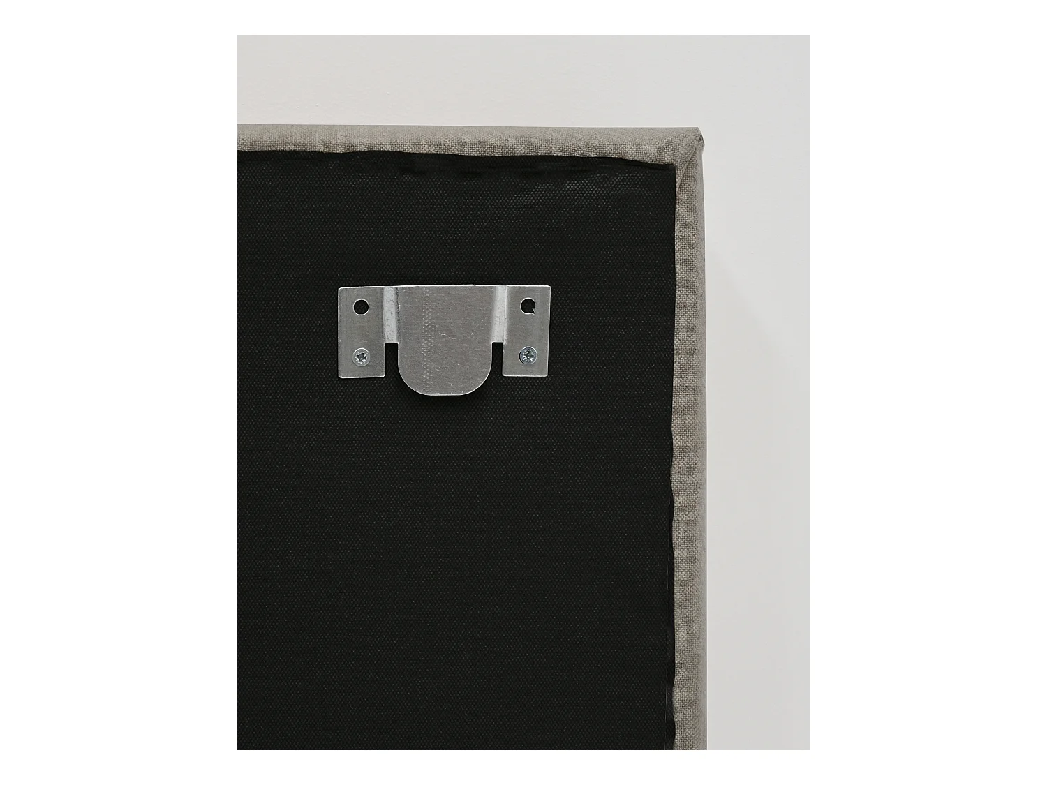 Testiera imbottita in cotone colore grigio 90x80cm - OLIVIA - DECOWOOD