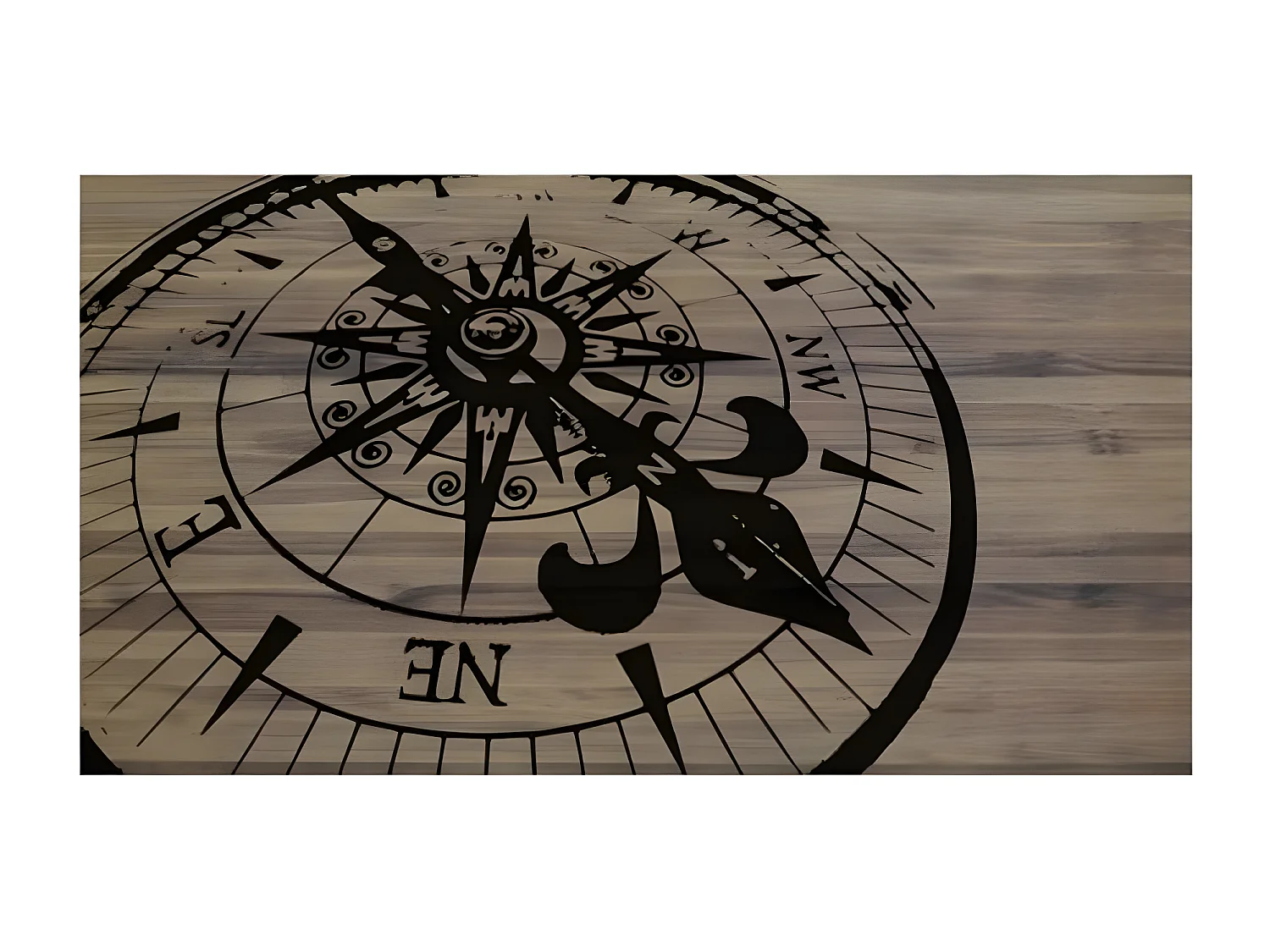 Testata del letto in legno con stampa 160x80cm - DECOWOOD