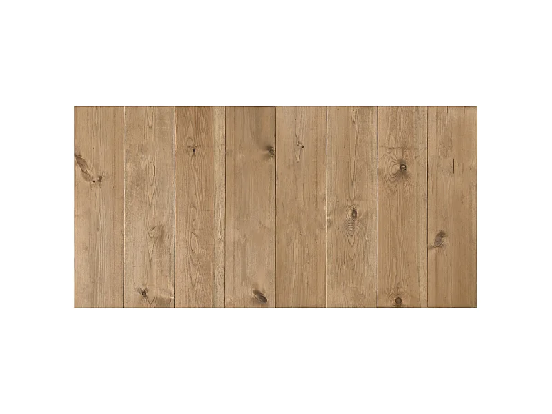 Testata del letto in legno in tono marrone 100x60cm - FLANDES - DECOWOOD