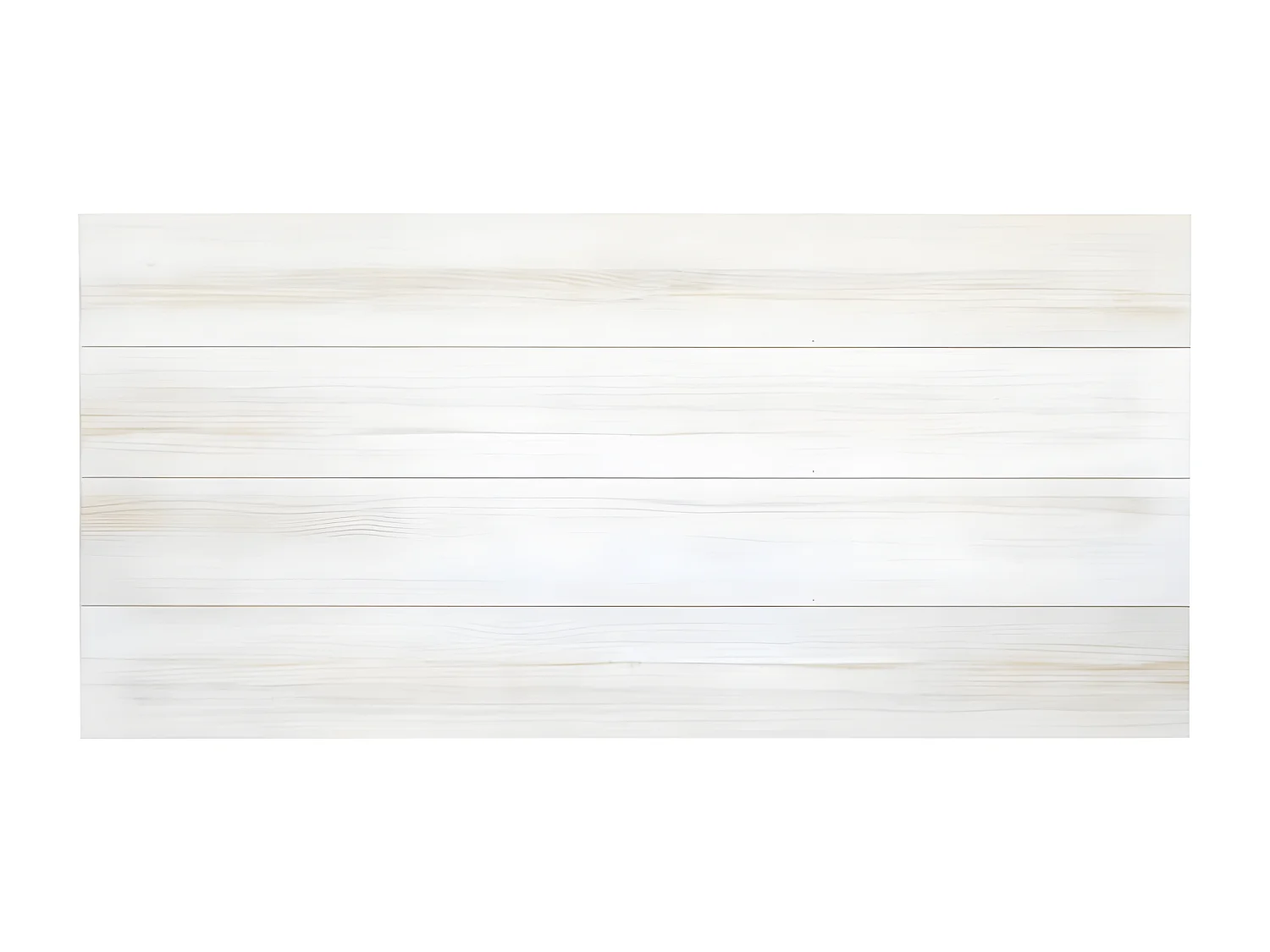 Tête de lit en bois de pin couleur blanche décapé 105x80cm - RADIATA  - DECOWOOD