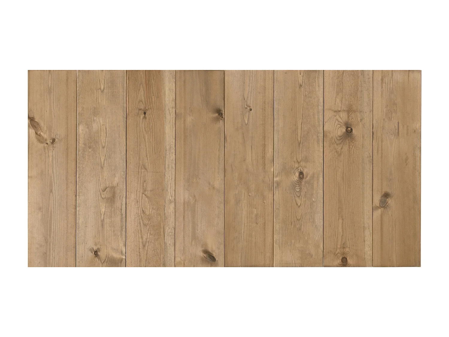 Tête de lit en bois de pin vieilli 200x80cm - FLANDES - DECOWOOD