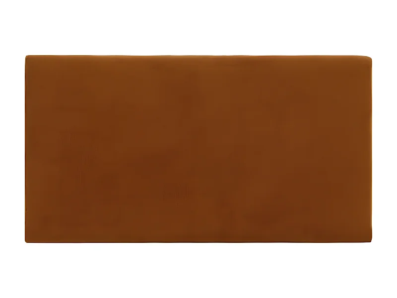 Testata del letto imbottita in cotone in tono terracotta 150x80cm - OSLO - DECOWOOD