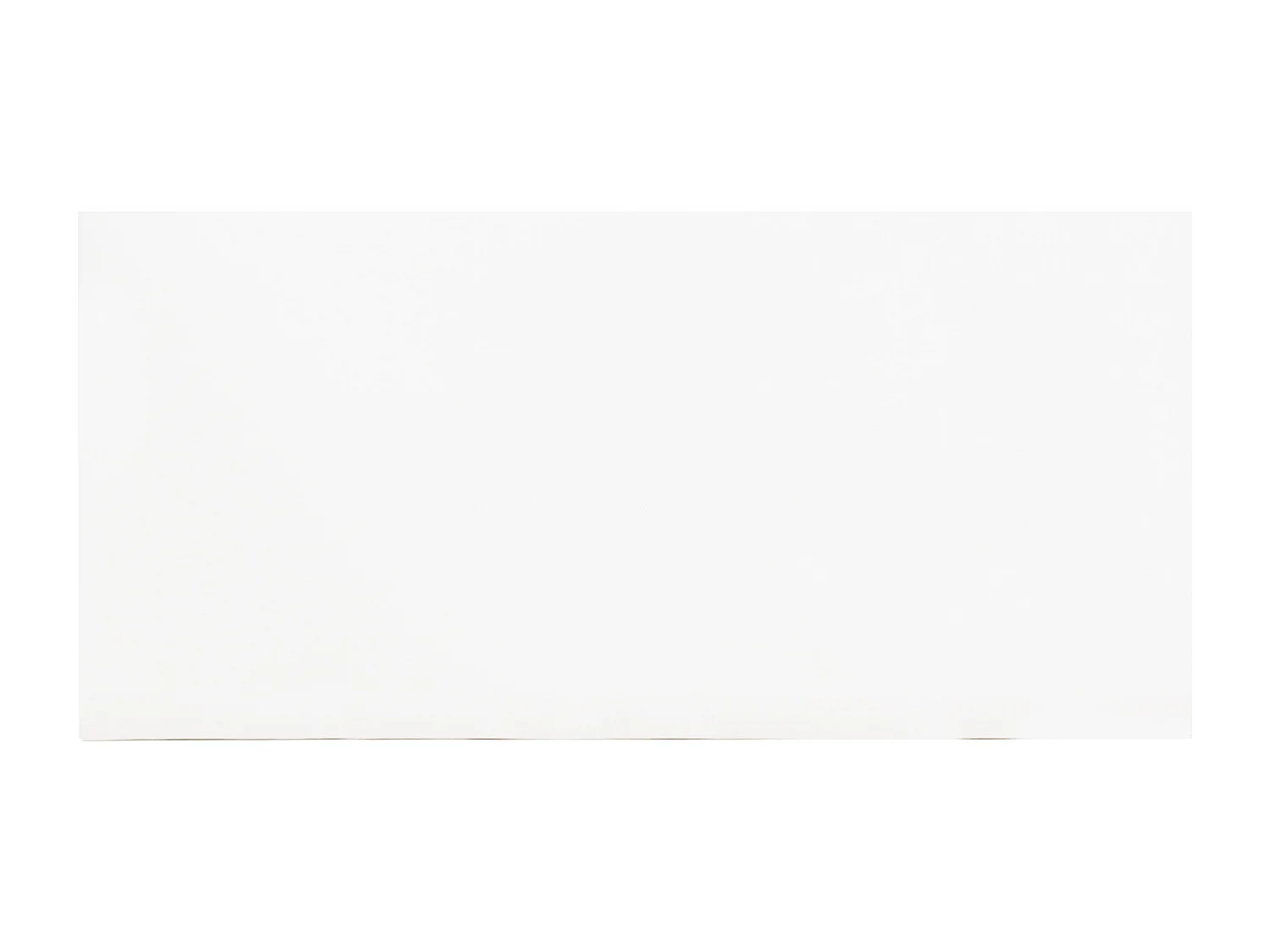 Tête de lit en coton blanc 90x80cm - OLIVIA - DECOWOOD