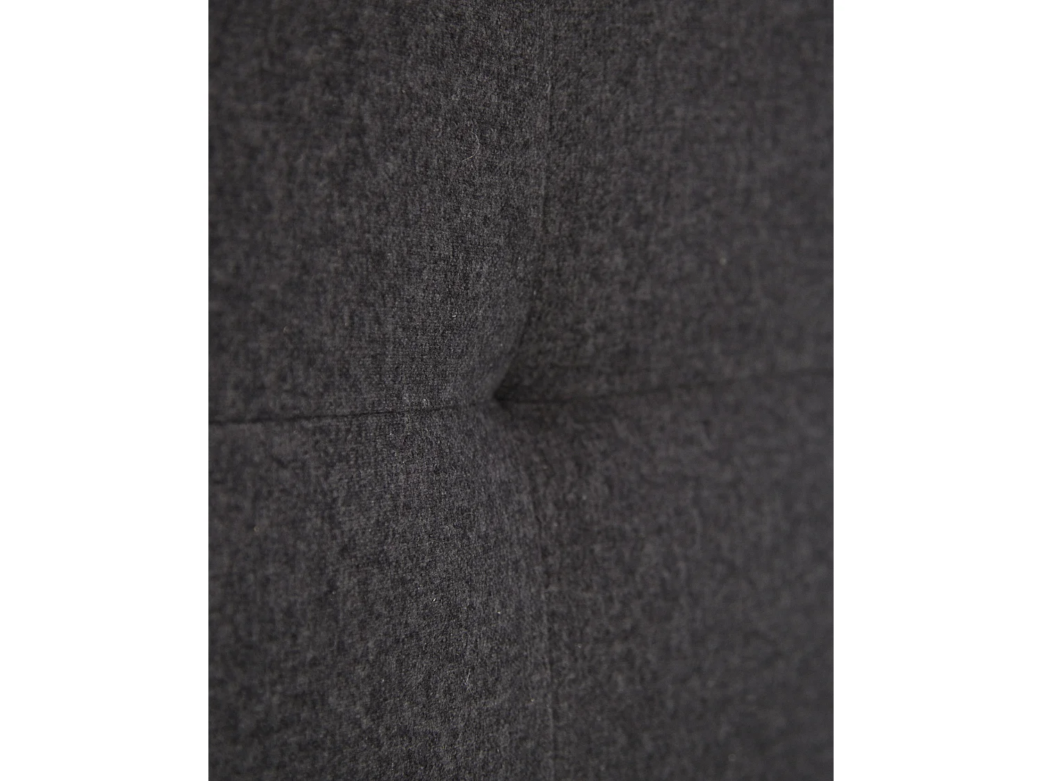 Tête de lit polyester capitonnée noir 180x80cm - ALAN - DECOWOOD