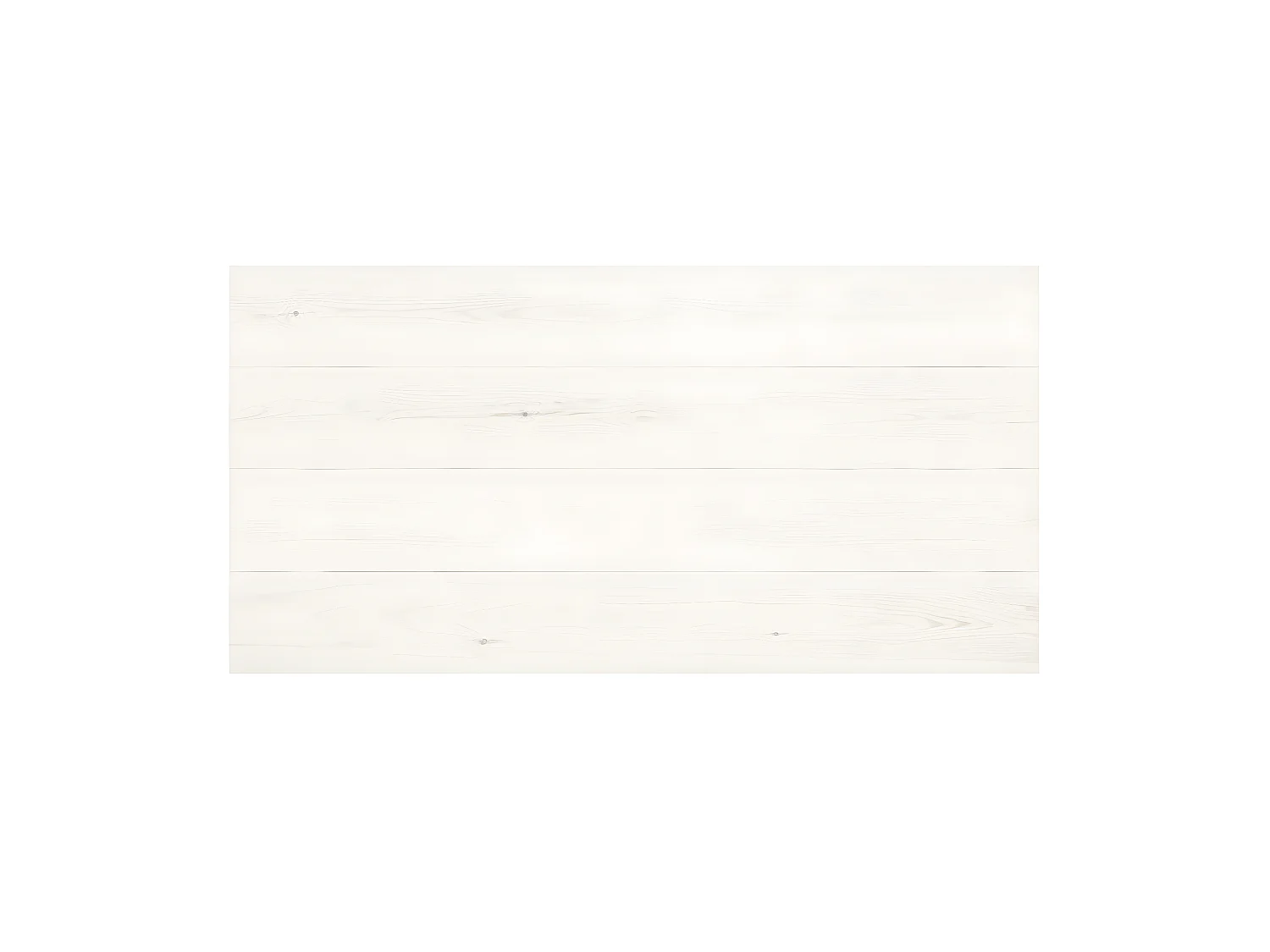 Tête de lit en bois de pin blanche 100x60cm - FLANDES - DECOWOOD