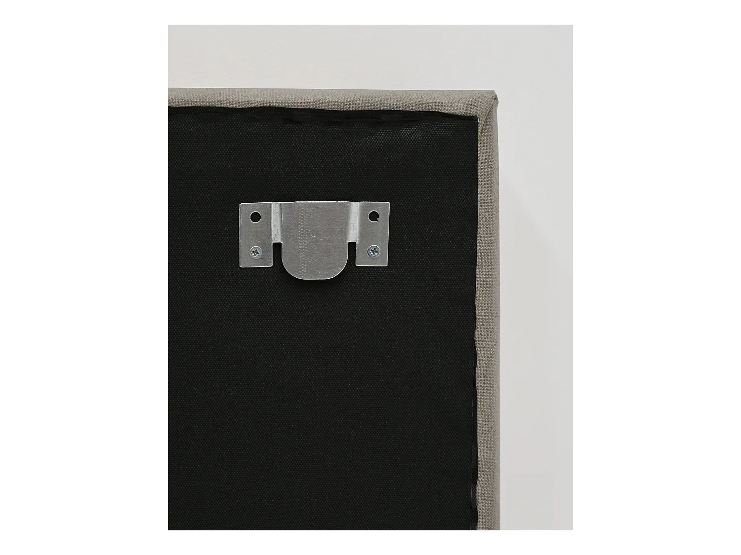 Testiera imbottita in cotone colore grigio 200x80cm - OLIVIA - DECOWOOD