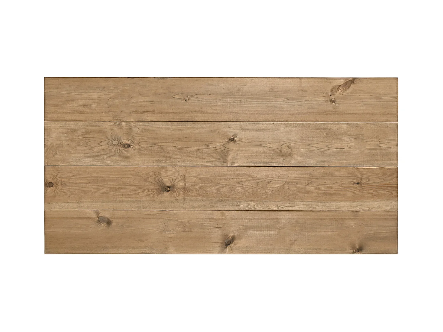 Testata del letto in legno in tono marrone 200x80cm - FLANDES - DECOWOOD