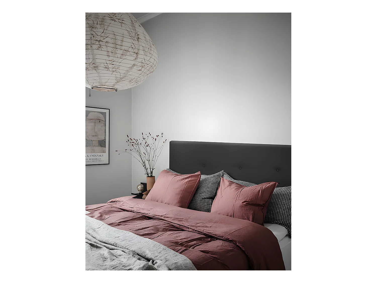 Tête de lit similicuir boutons noir 180x80cm - FLORENCE - DECOWOOD