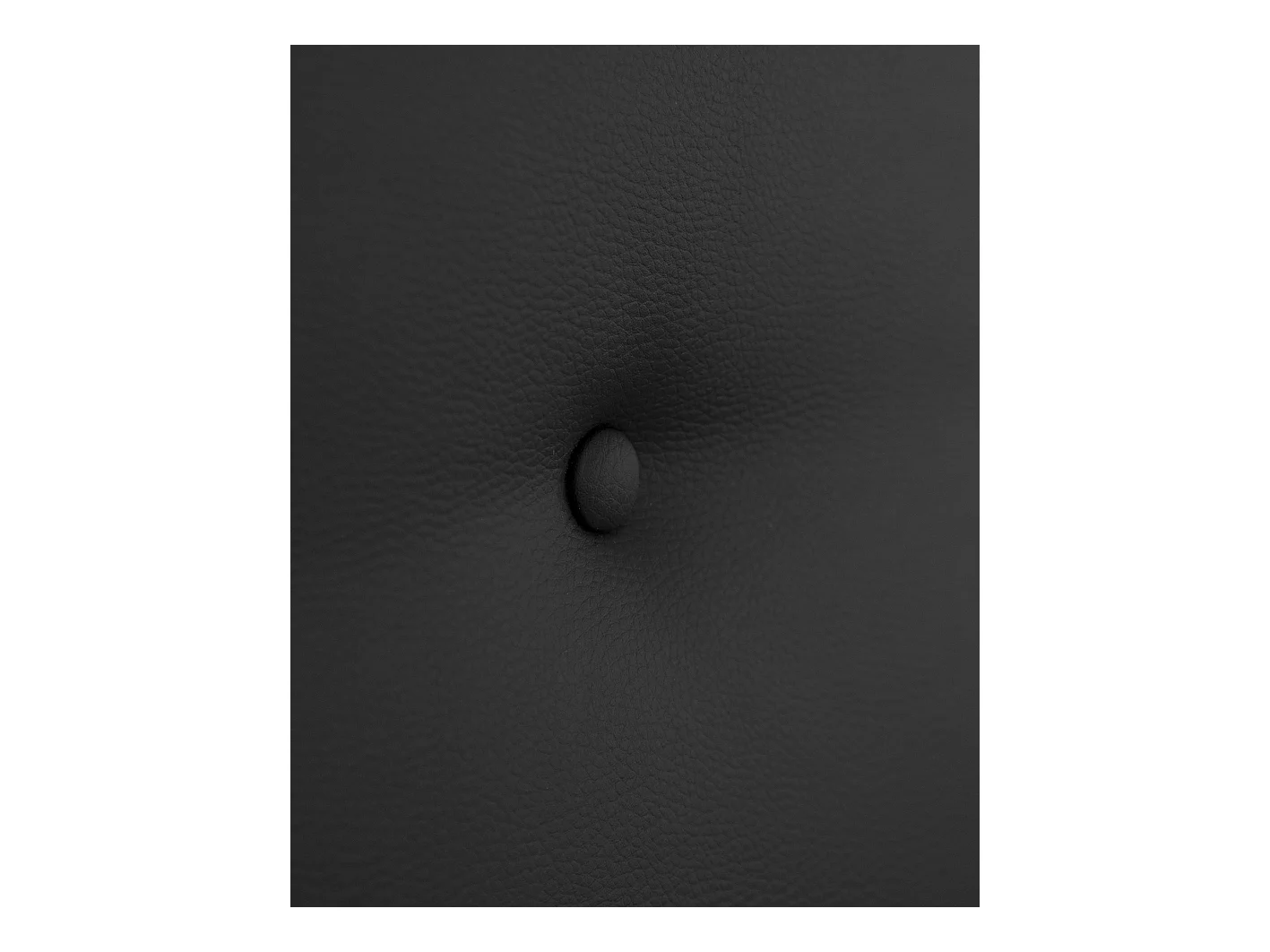 Tête de lit similicuir boutons noir 180x80cm - FLORENCE - DECOWOOD