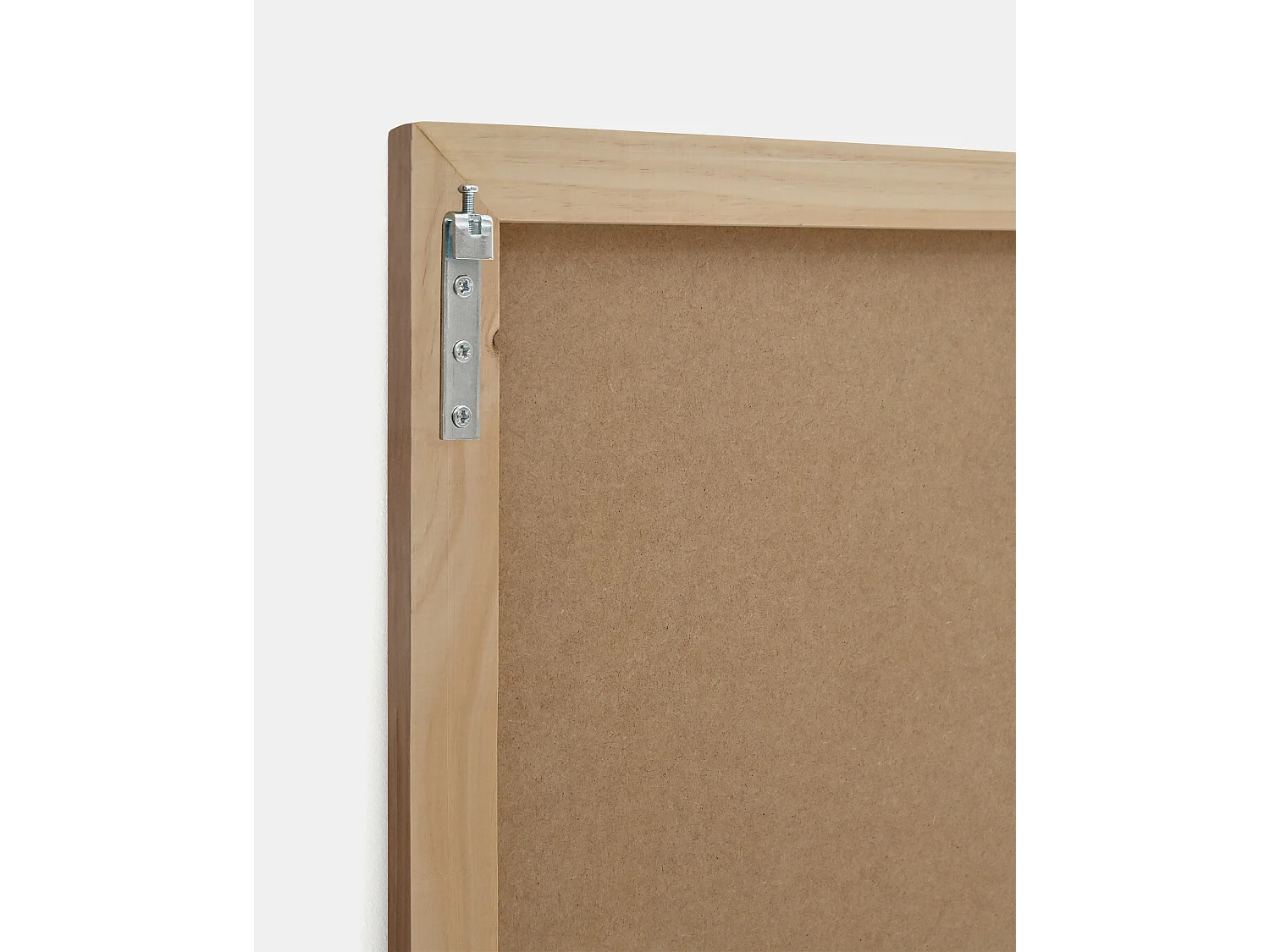 Cabecero de cama de madera maciza estilo étnico en tono roble oscuro de 80x165cm - VILLA - DECOWOOD