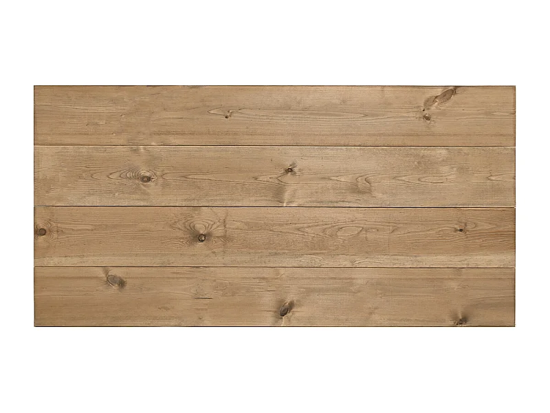 Testata del letto in legno in tono marrone 140x80cm - FLANDES - DECOWOOD
