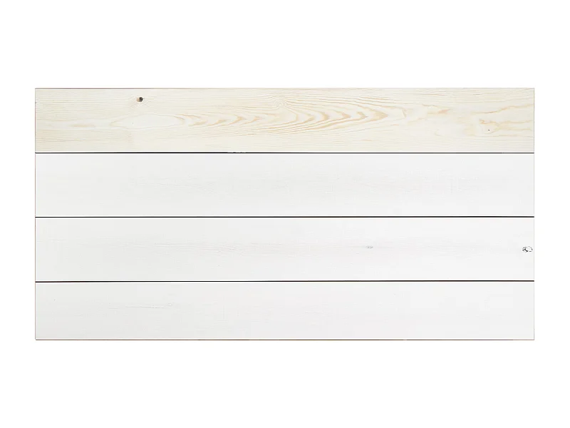 Testata del letto in legno in tono bianco 160x80cm - IRATI - DECOWOOD