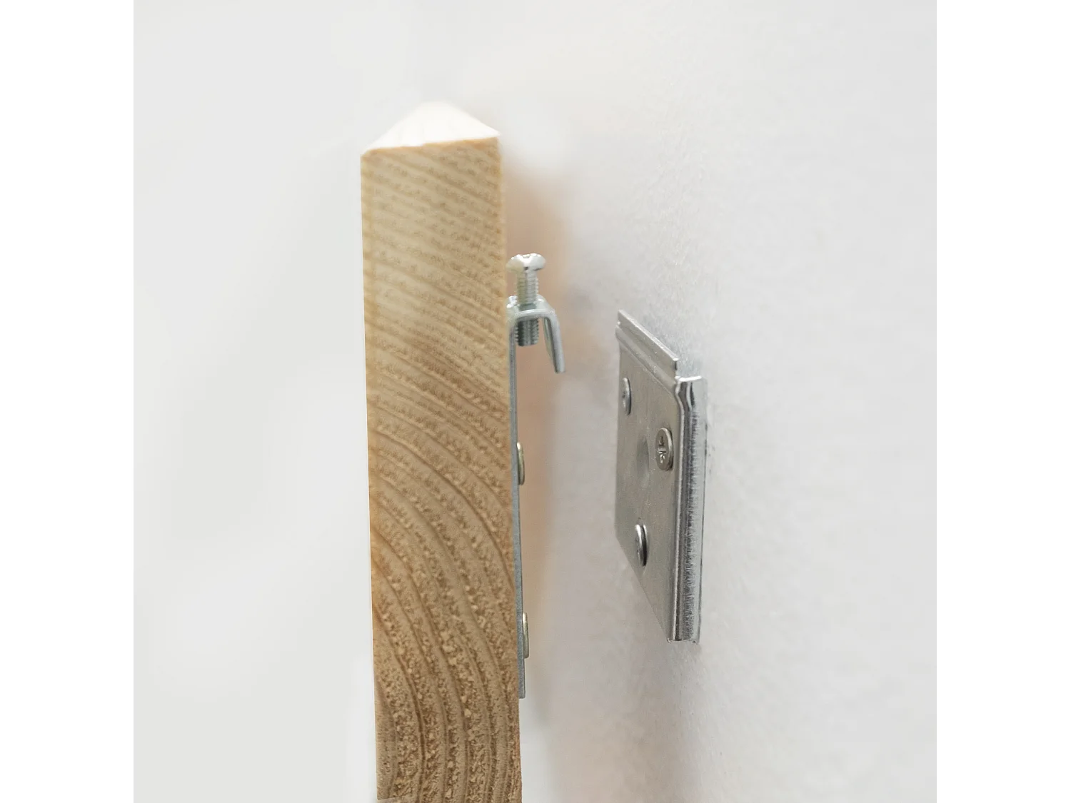 Testata del letto in legno in tono bianco 160x80cm - IRATI - DECOWOOD