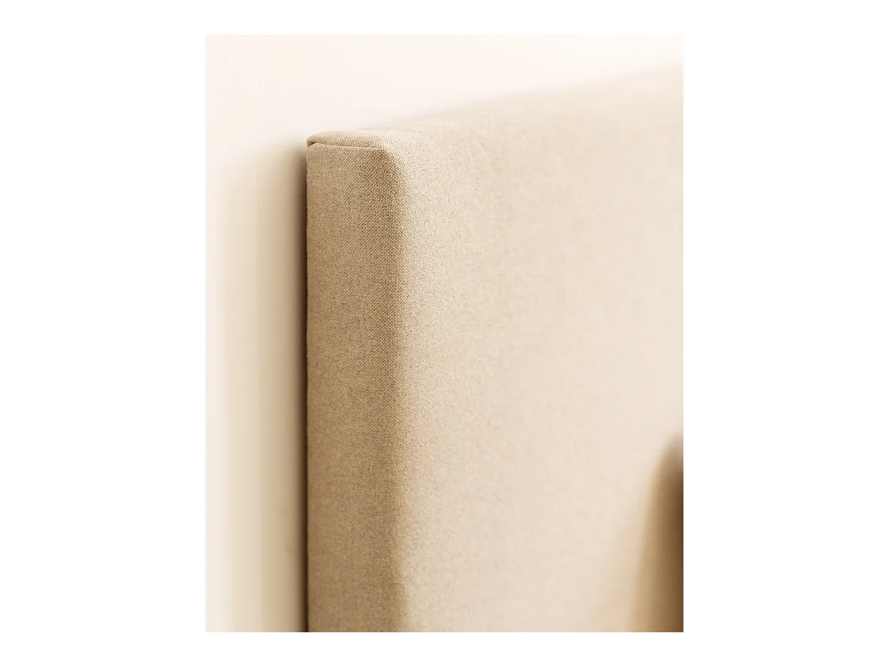 Testiera imbottita in cotone colore grigio 150x80cm - OLIVIA - DECOWOOD