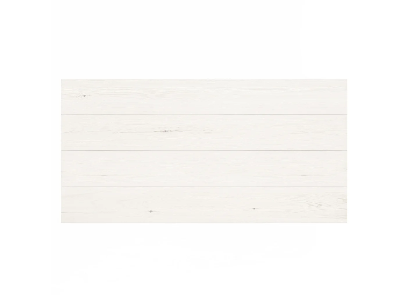 Tête de lit en bois de pin blanche 80x60cm - FLANDES - DECOWOOD