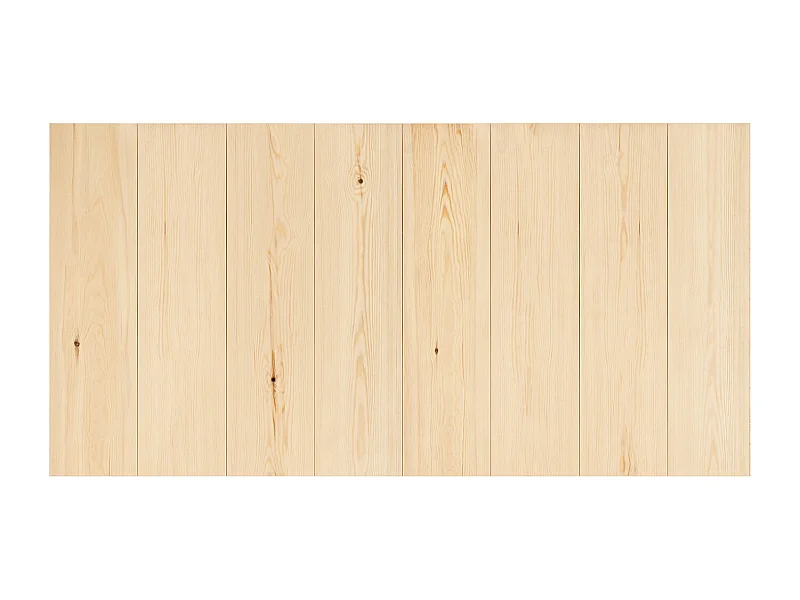 Cabecero de cama de madera maciza en tono natural de 200x80cm - FLANDES - DECOWOOD