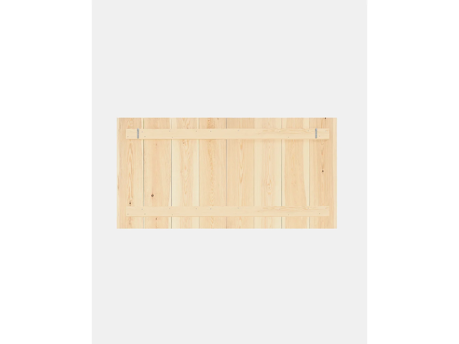 Tête de lit en bois de pin naturelle 200x80cm - FLANDES - DECOWOOD