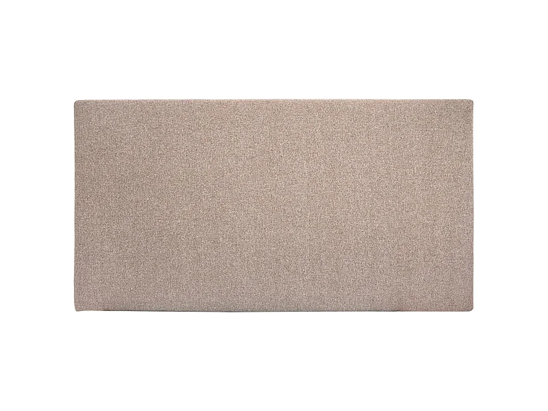Tête de lit polyester lisse marron 160x80cm - BUDAPEST - DECOWOOD