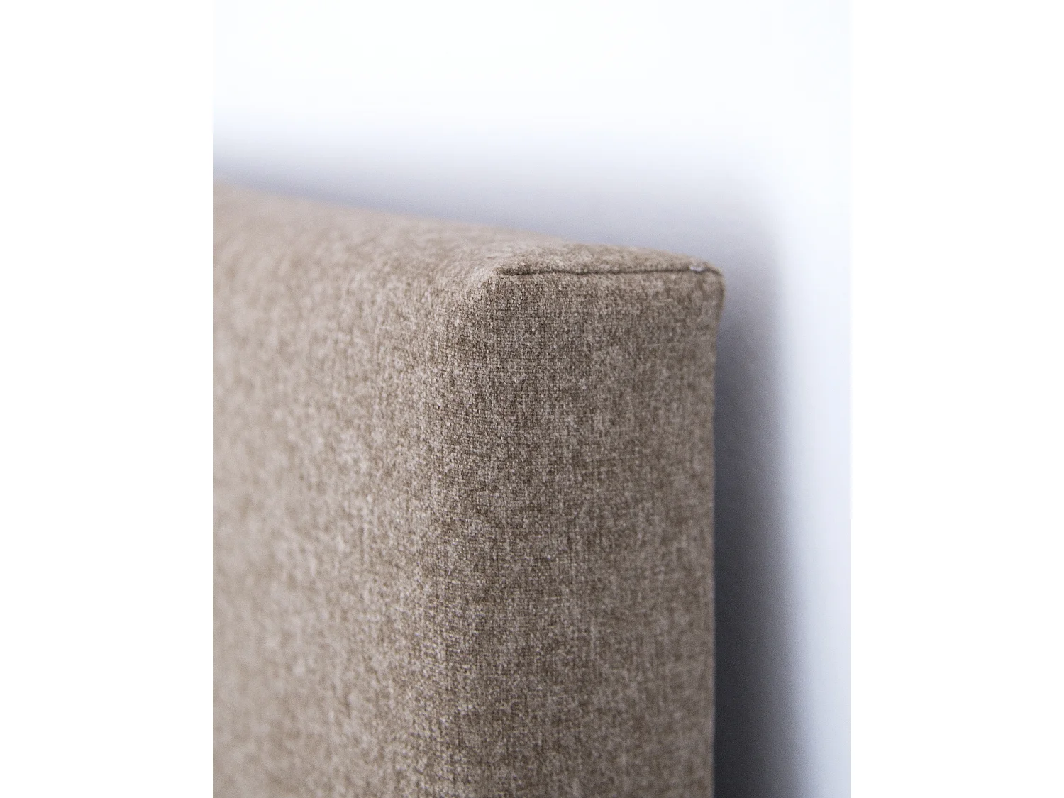 Tête de lit polyester boutons marron 180x80cm - ROC - DECOWOOD