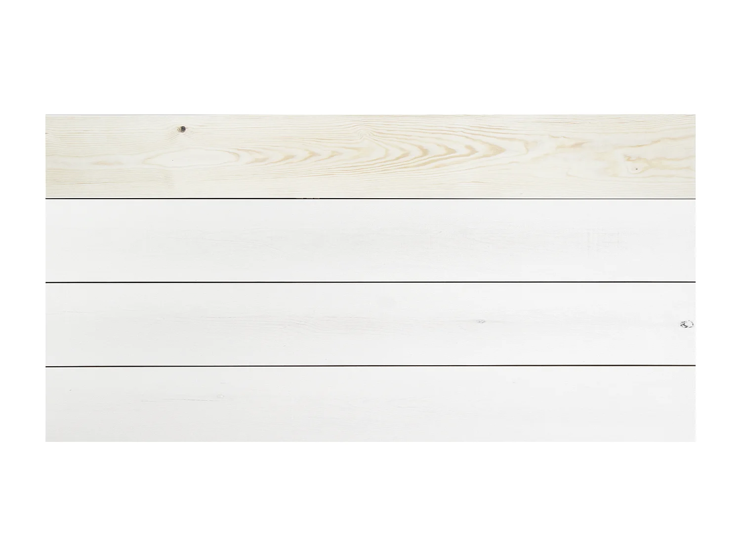 Testata del letto in legno in tono bianco 120x60cm - IRATI - DECOWOOD
