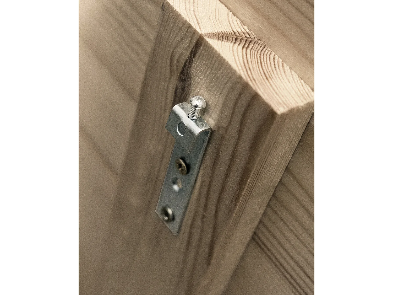 Cabecero de cama de madera maciza en tono negro de 120x60cm - FLANDES - DECOWOOD