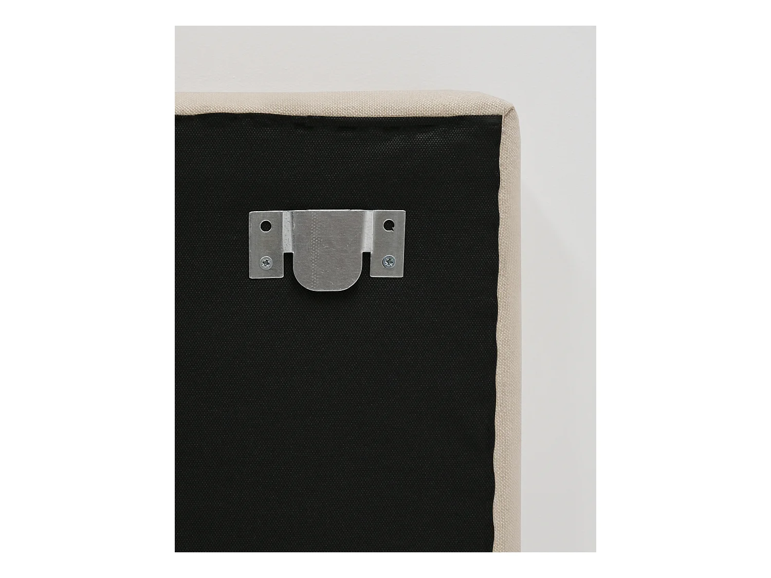 Testiera imbottita in cotone colore beige 90x80cm - OLIVIA - DECOWOOD