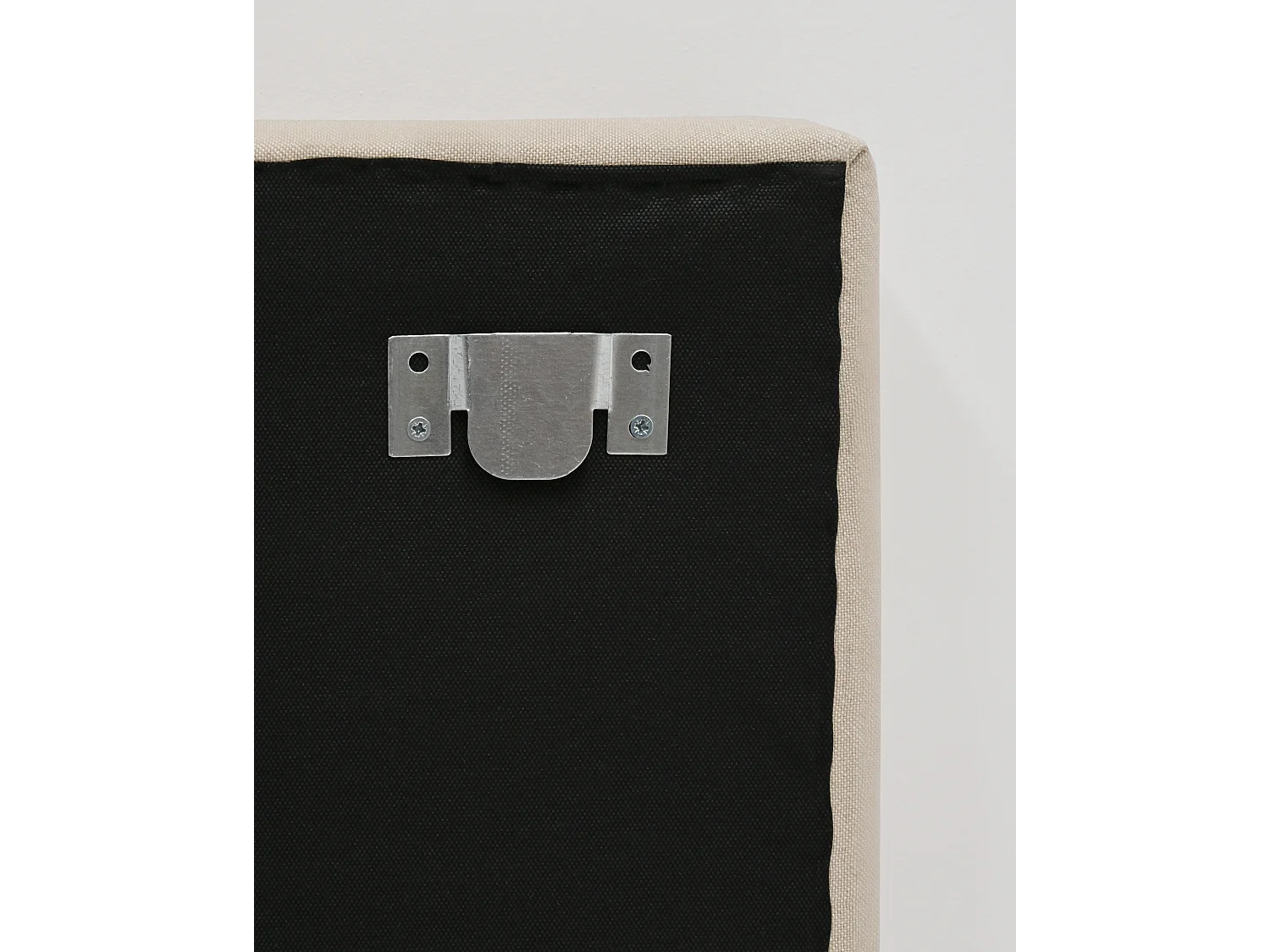 Tête de lit en coton beige 90x80cm - OLIVIA - DECOWOOD