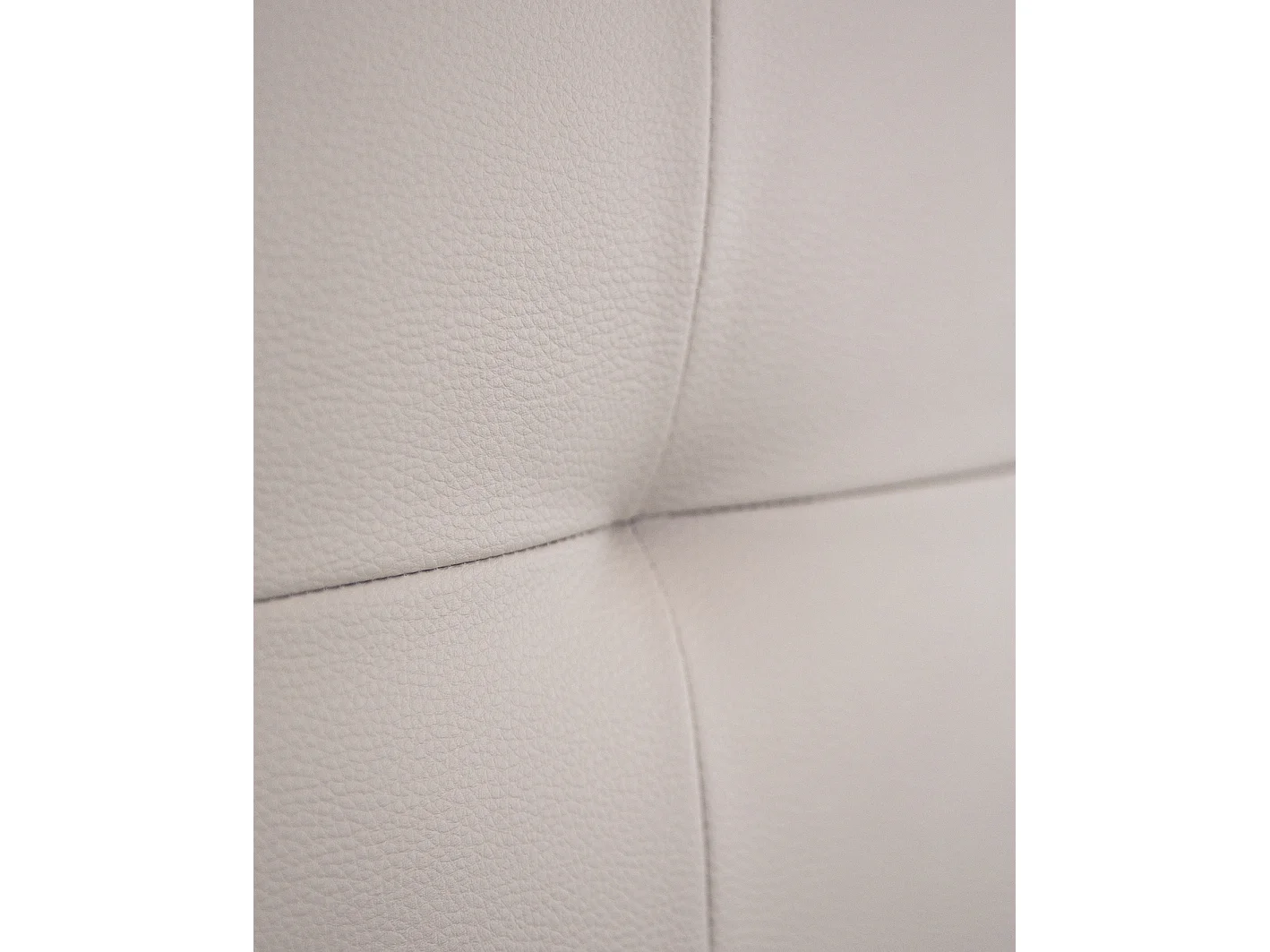 Tête de lit similicuir capitonnée marron 90x80cm - NIEMI - DECOWOOD