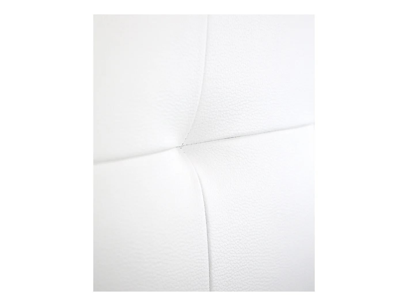 Tête de lit similicuir capitonnée blanche 180x80cm - NIEMI - DECOWOOD