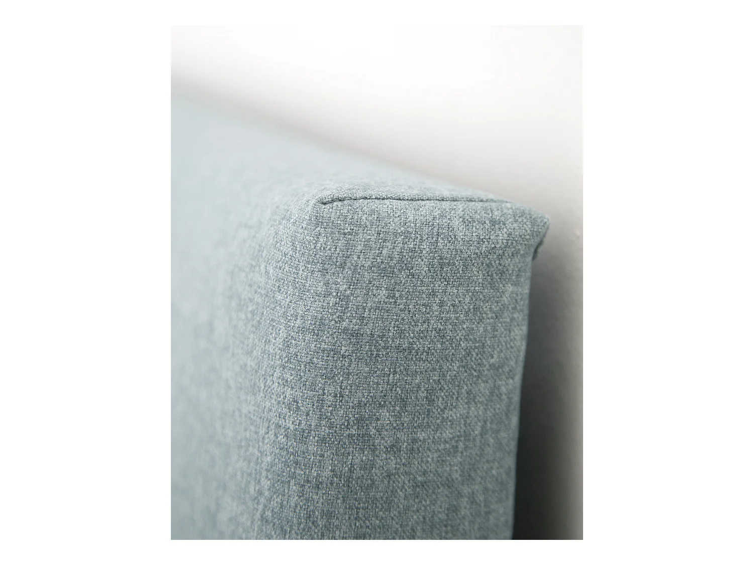 Tête de lit polyester lisse bleu-verte 180x80cm - BUDAPEST - DECOWOOD