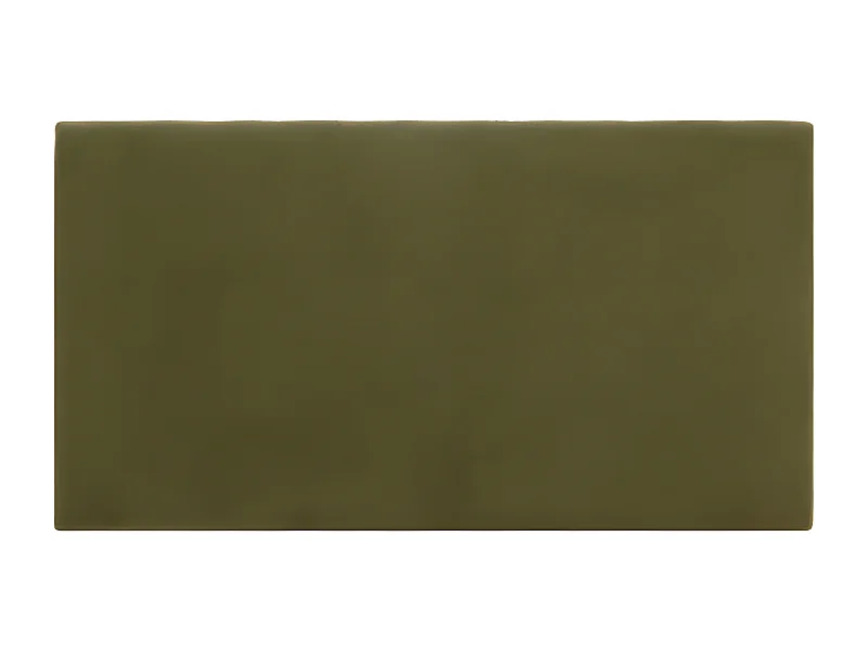 Testata del letto imbottita in cotone in tono verde 200x80cm - OSLO - DECOWOOD