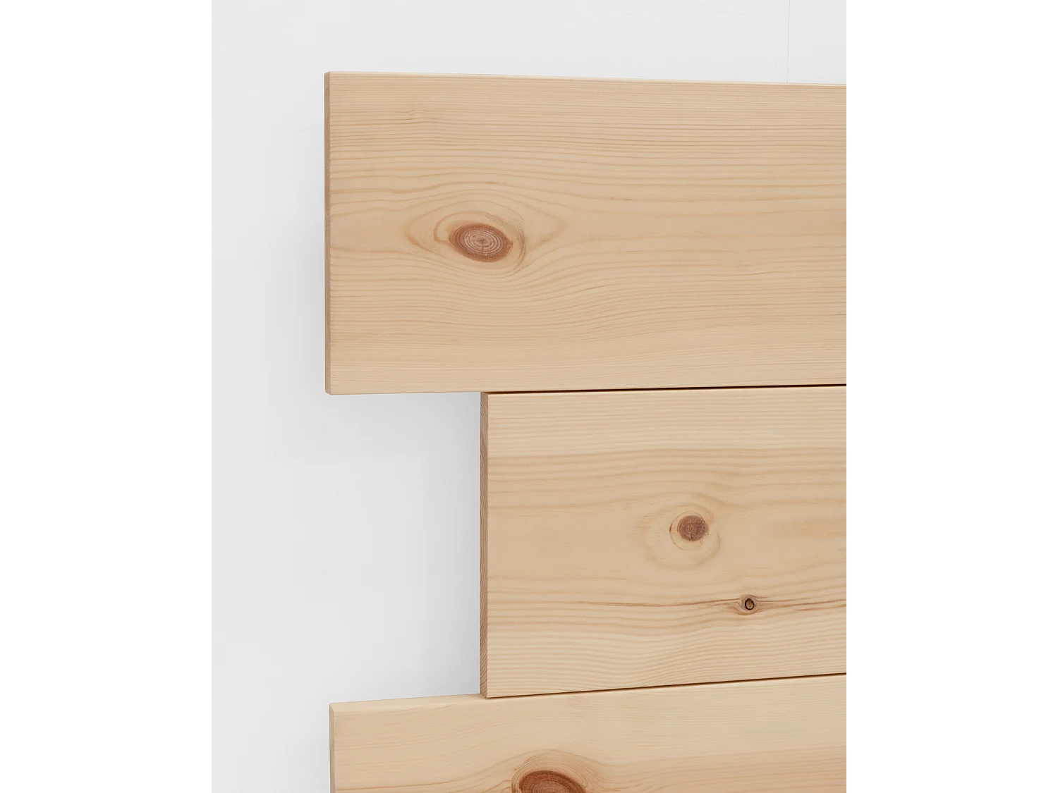 Tête de lit en bois de pin naturelle 100x60cm - FLANDES - DECOWOOD