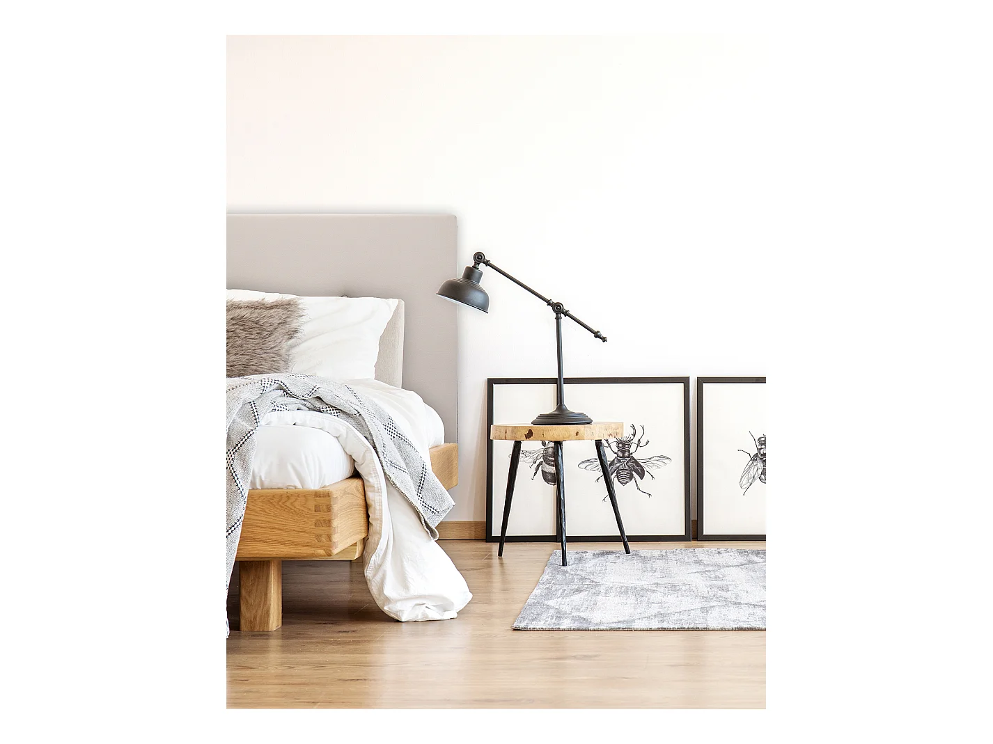 Testiera rivestita in pelle sintetica bottoni in tono marrone 160x80cm - FLORENCE - DECOWOOD